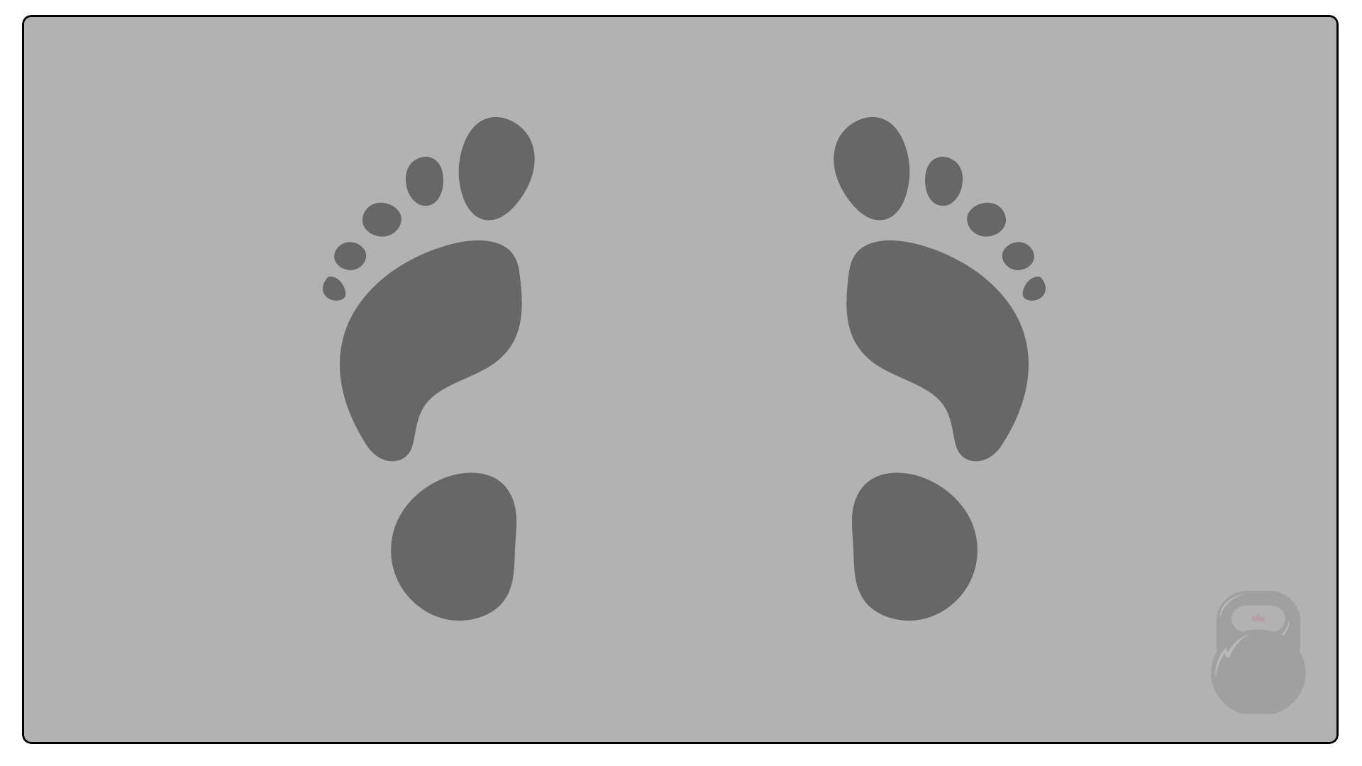 narrow hip width stance