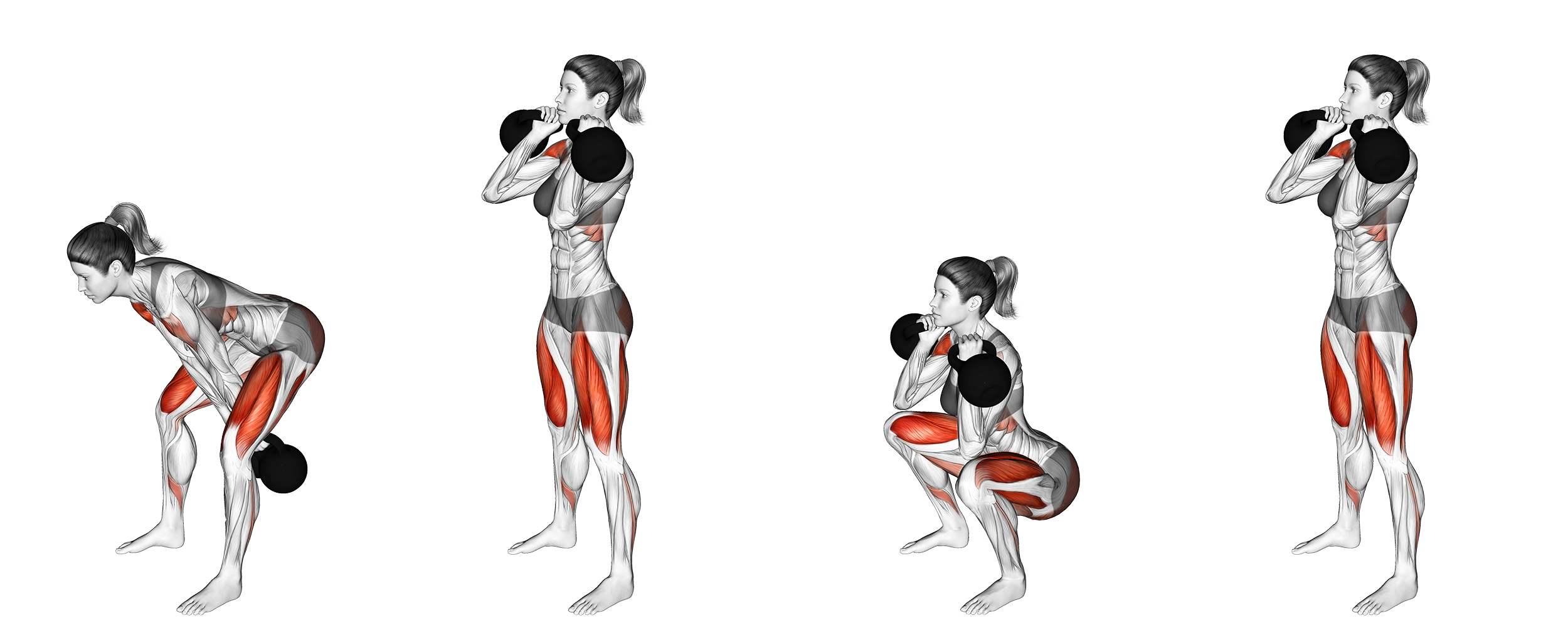 Kettlebell Squat Clean Benefits, Muscles Worked, and More Inspire US