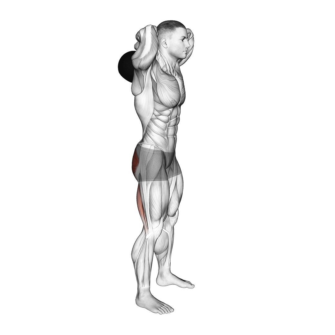 kettlebell good morning behind the head